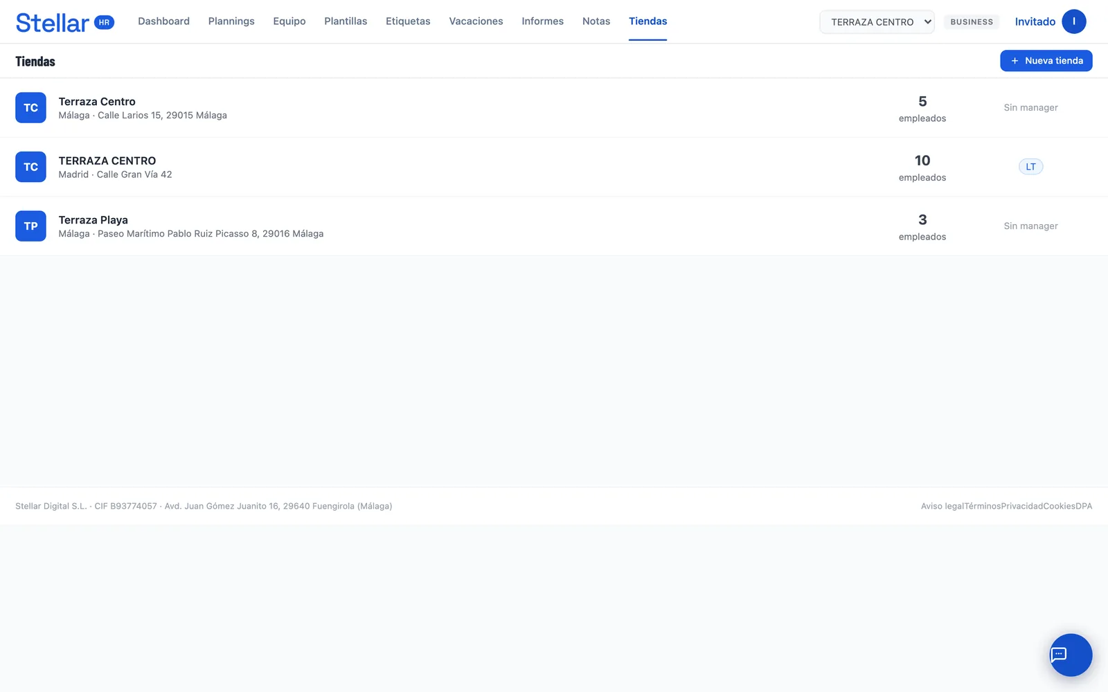 Location management in Stellar HR